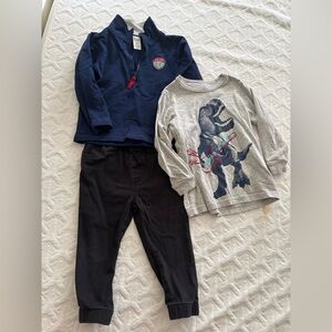 Carter’s EUC 3Piece Toddler Boy Outfit
